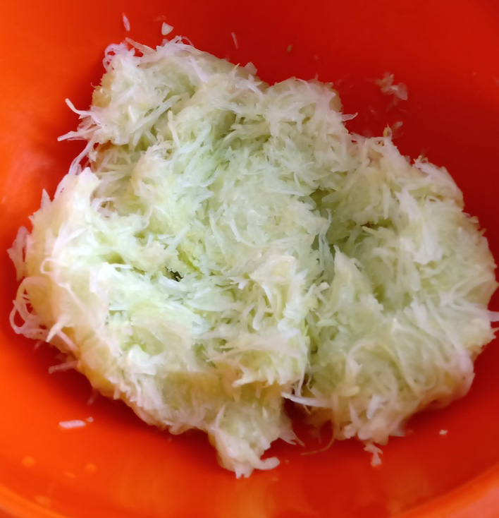 отжатый кабачок