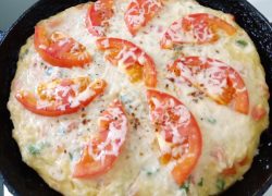 пирог из кабачков на сковороде