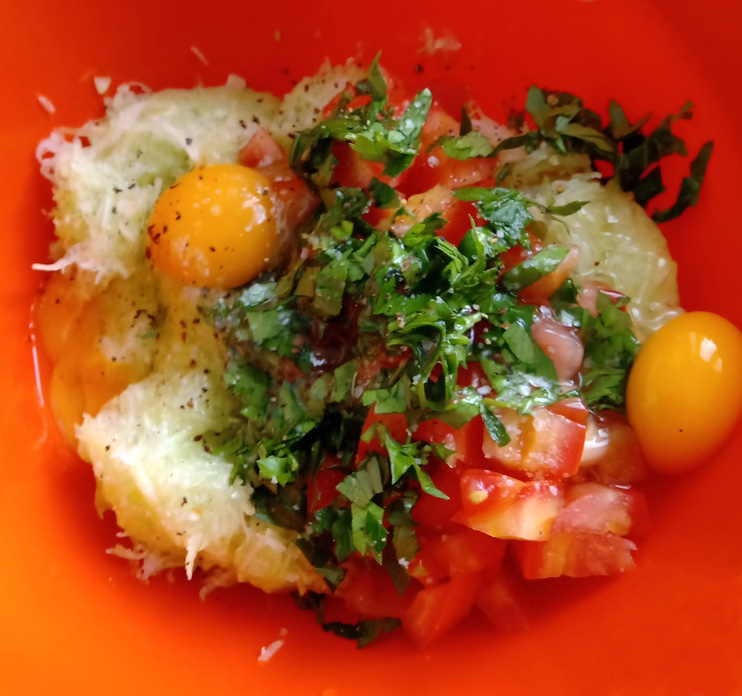 приготовление кабачкового пирога